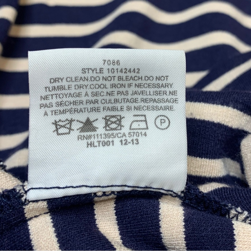 Tory Burch Callan Striped Long-Sleeve Dress Sz XS EUC - Picture 13 of 14